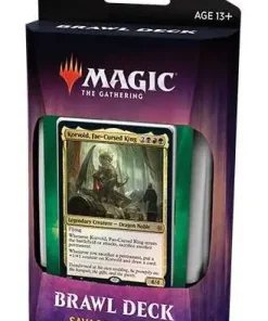 Best Sale 👏 MtG Trading Card Game Throne of Eldraine Savage Hunger Brawl Deck 🔔