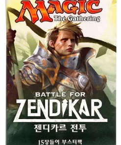 Promo 💯 MtG Trading Card Game Battle for Zendikar Booster Pack [KOREAN, 15 Cards] 🎉