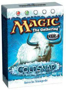 Discount ⭐ MtG Trading Card Game Coldsnap Aurochs Stampede Theme Deck 🤩