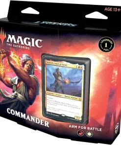 Cheap ✨ MtG Trading Card Game Commander Legends Arm for Battle Deck [Red & White] ⌛
