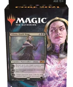 New 🤩 MtG Trading Card Game 2021 Core Set Liliana Planeswalker Deck 🌟