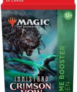 Discount 🎁 MtG Trading Card Game Innistrad: Crimson Vow Green Theme Booster Pack [35 Cards] 👍