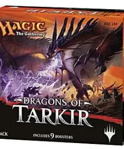 Best Pirce 🛒 MtG Trading Card Game Dragons of Tarkir FAT Pack [Includes 9 Booster Packs] 👍