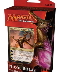 Best reviews of 🤩 MtG Trading Card Game Hour of Devastation Nicol Bolas, The Deceiver Planeswalker Deck [Comes with 2 Booster Packs] 👏