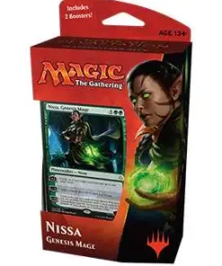 Budget 🔔 MtG Trading Card Game Hour of Devastation Nissa, Genesis Mage Planeswalker Deck [Comes with 2 Booster Packs] 🌟