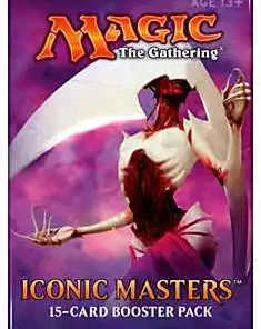 Outlet 🎉 MtG Trading Card Game Iconic Masters Booster Pack [15 Cards] ⭐