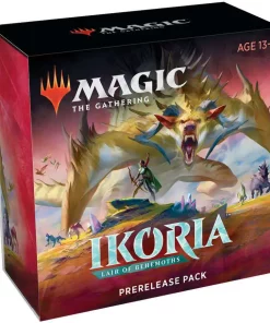 Best Sale ✔️ MtG Trading Card Game Ikoria: Lair of Behemoths Prerelease Pack [6 Booster Packs, Promo Card & More] ⭐