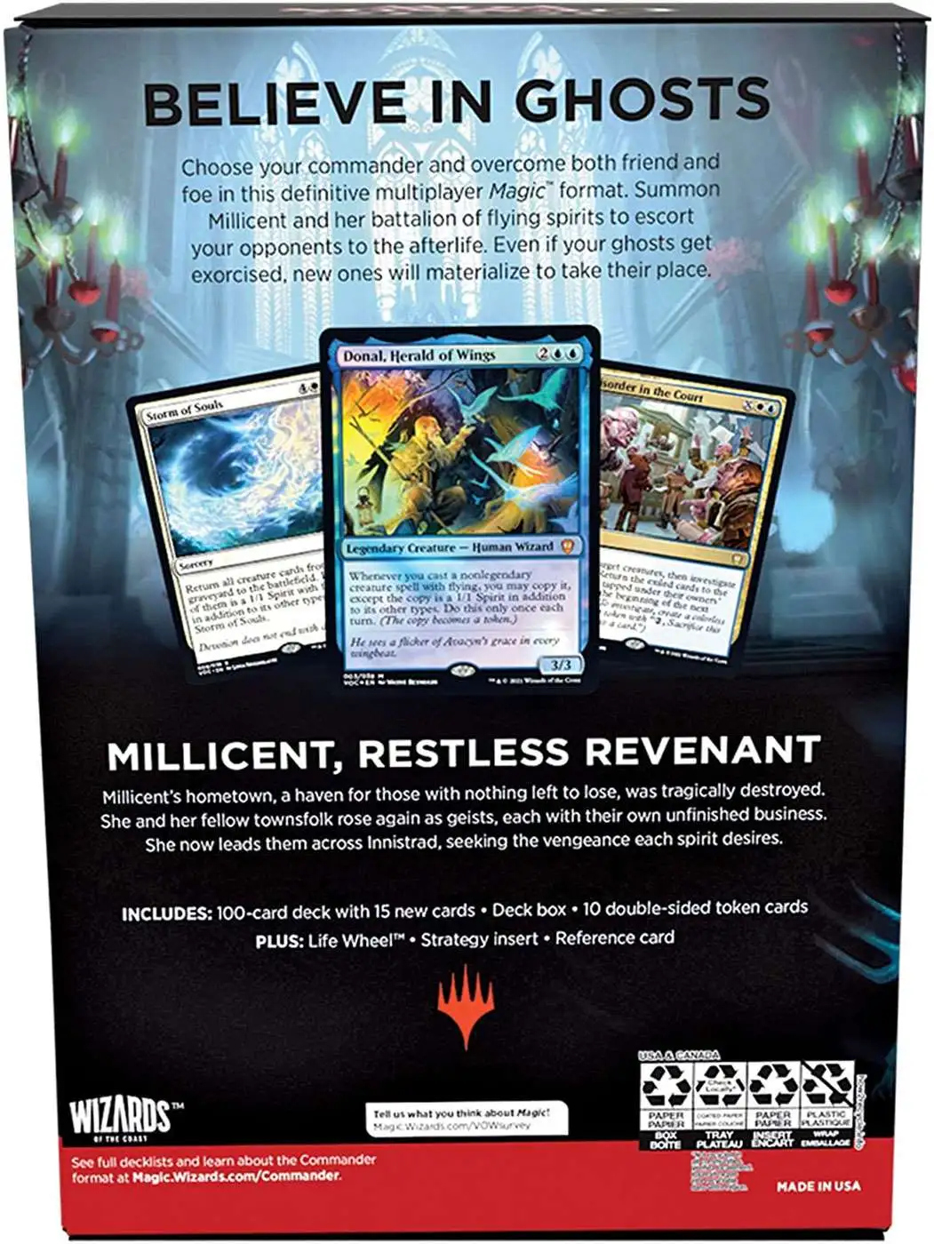 Top 10 ⭐ MtG Trading Card Game Innistrad: Crimson Vow Spirit Squadron Commander Deck 💯 2 Top 10 ⭐ MtG Trading Card Game Innistrad: Crimson Vow Spirit Squadron Commander Deck 💯 - Image 2