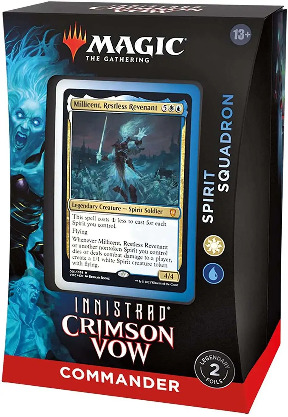 Top 10 ⭐ MtG Trading Card Game Innistrad: Crimson Vow Spirit Squadron Commander Deck 💯 1 Top 10 ⭐ MtG Trading Card Game Innistrad: Crimson Vow Spirit Squadron Commander Deck 💯