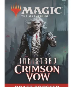 Cheap 🎁 MtG Trading Card Game Innistrad: Crimson Vow DRAFT Booster Pack [15 Cards] ⭐