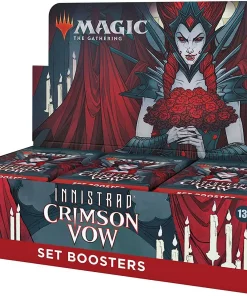 Flash Sale 🎁 MtG Trading Card Game Innistrad: Crimson Vow SET Booster Box [30 Packs] ❤️