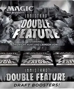 Hot Sale ⌛ MtG Trading Card Game Innistrad: Double Feature DRAFT Booster Box [24 Packs] 🔥