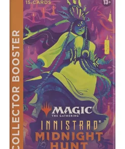 Cheap 🎉 MtG Trading Card Game Innistrad: Midnight Hunt COLLECTOR Booster Pack [15 Cards] 🔥
