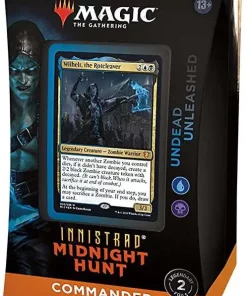 Best Pirce 🔥 MtG Trading Card Game Innistrad: Midnight Hunt Undead Unleashed Commander Deck 🔔