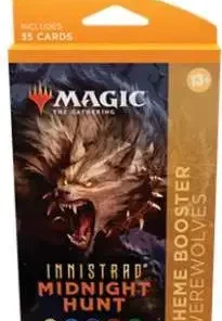 Cheap 🎁 MtG Trading Card Game Innistrad: Midnight Hunt Werewolves Theme Booster Pack [35 Cards] ✔️