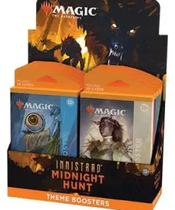Cheapest ⌛ MtG Trading Card Game Innistrad: Midnight Hunt Sealed Box Theme Booster [12 Packs] 👍