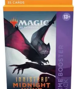 Best Sale ⌛ MtG Trading Card Game Innistrad: Midnight Hunt Black Theme Booster Pack [35 Cards] 😉