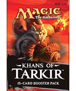 Wholesale 🔥 MtG Trading Card Game Khans of Tarkir Booster Pack [15 Cards] 🛒 -Magic the Gathering Sales khansoftarkirsinglebooster inset3