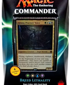 Hot Sale 😍 MtG Trading Card Game 2016 Commander Breed Lethality Deck [100 Cards & More] ⭐
