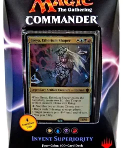 Cheapest 😉 MtG Trading Card Game 2016 Commander Invent Superiority Deck [100 Cards & More] 👏