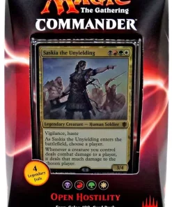 Coupon 🎁 MtG Trading Card Game 2016 Commander Open Hostility Deck [100 Cards & More] ✔️