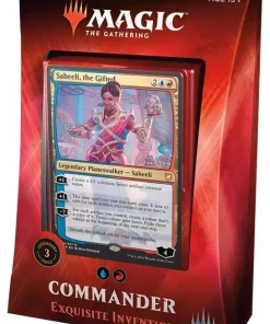 Budget ⭐ MtG Trading Card Game Commander 2018 Exquisite Invention Deck [Red Blue] 💯