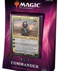 Wholesale 🔔 MtG Trading Card Game Commander 2018 Subjective Reality Deck [White Blue Black] 😍