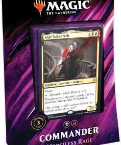 Coupon 🤩 MtG Trading Card Game 2019 Commander Merciless Rage Deck [Red White Black, 100 Cards] 🧨