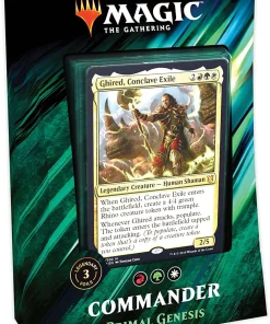 Coupon 🌟 MtG Trading Card Game 2019 Commander Primal Genesis Deck [White Red Green, 100 Cards] 🔔
