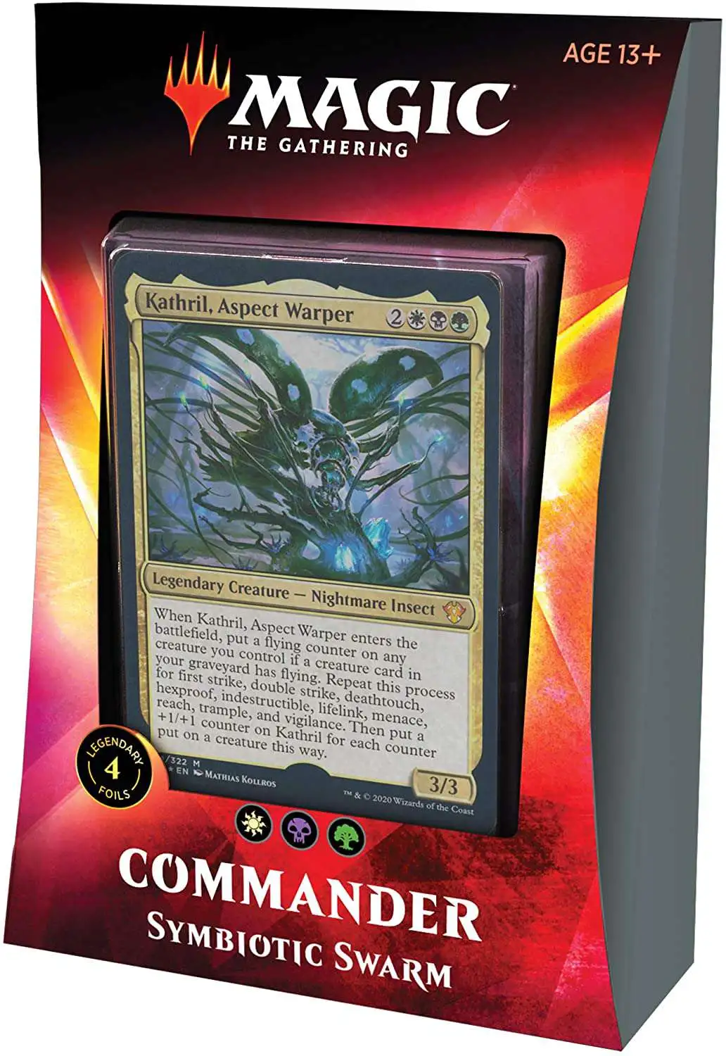 New ๐ MtG Trading Card Game 2020 Commander Symbiotic Swarm Deck ๐ 1 New ๐ MtG Trading Card Game 2020 Commander Symbiotic Swarm Deck ๐