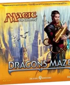 New 😍 MtG Trading Card Game Dragon's Maze FAT Pack [Includes 9 Booster Packs] 🧨