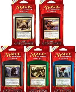 Cheap 😀 MtG Trading Card Game Gatecrash Set of 5 Intro Packs 😀