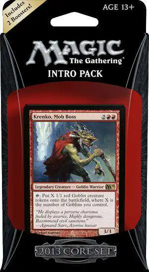 Promo ๐ MtG Trading Card Game 2013 Core Set Mob Rule Intro Pack ๐ 1 Promo ๐ MtG Trading Card Game 2013 Core Set Mob Rule Intro Pack ๐