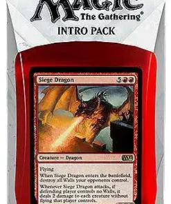 Cheap 🛒 MtG Trading Card Game 2015 Core Set Flames of the Dragon Intro Pack [Includes 2 Booster Packs] ✨