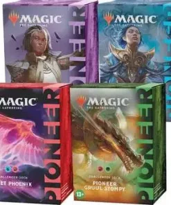 Best deal 😀 MtG Trading Card Game 2022 Pioneer Pioneer 2022 Set of 4 Challenger Decks [Dimir Control, Orzhov Humans, Izzet Phoenix, Gruul Stompy] ✨