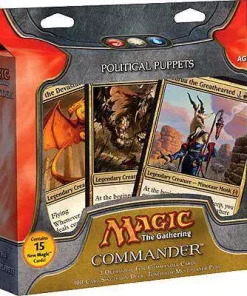Best Sale 🤩 MtG Trading Card Game Commander Political Puppets EDH Deck 🔔