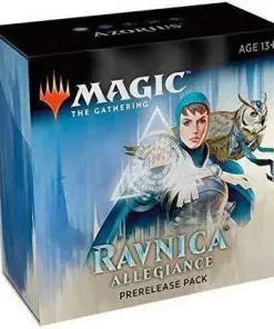 Outlet 🧨 MtG Trading Card Game Ravnica Allegiance Azorius (White & Blue) Prerelease Pack [5 Booster Packs, Seeded Pack, Promo Card & More] 😍