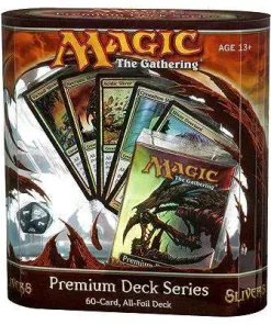 Deals 😉 MtG Trading Card Game Premium Deck Series: Slivers Slivers Premium Deck 🎁