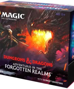 Deals 👏 MtG Trading Card Game Adventures in the Forgotten Realms Bundle [Includes 10 DRAFT Booster Packs] 🥰