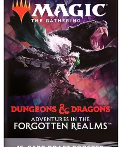 Outlet 🤩 MtG Trading Card Game Adventures in the Forgotten Realms DRAFT Booster Pack [15 Cards] 🤩