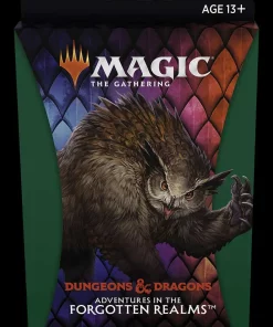 New 🥰 MtG Trading Card Game Adventures in the Forgotten Realms Green Theme Booster Pack [35 Cards] 🛒