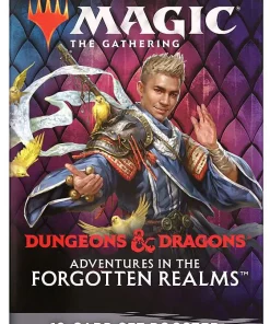Cheapest ❤️ MtG Trading Card Game Adventures in the Forgotten Realms SET Booster Pack [12 Cards] 😀