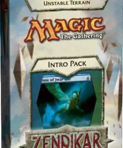 New 🎉 MtG Trading Card Game Zendikar Unstable Terrain Intro Pack 🥰