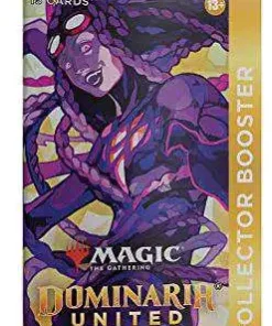 New 👍 MtG Trading Card Game Dominaria United COLLECTOR Booster Pack [15 Cards] 🤩