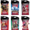 Hot Sale ⌛ MtG Trading Card Game Ikoria: Lair of Behemoths Black, Blue, Red, Green, White & Monsters Set of 6 Theme Booster Packs 🤩