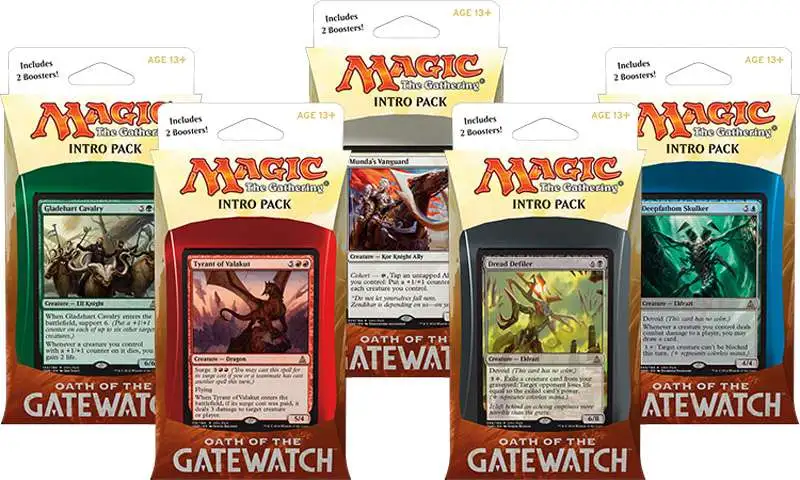 Outlet ✔️ MtG Trading Card Game Oath of the Gatewatch Set of 5 Intro Decks ✔️ 1 Outlet ✔️ MtG Trading Card Game Oath of the Gatewatch Set of 5 Intro Decks ✔️