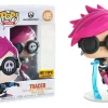 Best Pirce 🤩 Funko Overwatch POP! Games Tracer Exclusive Vinyl Figure #495 [Punk Skin, Damaged Package] 😀