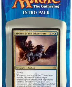 Cheapest ⌛ MtG Trading Card Game Return to Ravnica Azorius Advance Intro Pack [60 Cards & 1 Booster Pack] 😍