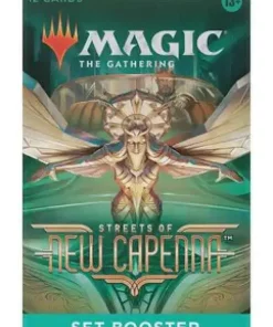 Flash Sale 💯 MtG Trading Card Game Streets of New Capenna SET Booster Pack [12 Cards] 👍