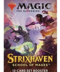Best Pirce 🌟 MtG Trading Card Game Strixhaven: School of Mages SET Booster Pack [12 Cards] ✨